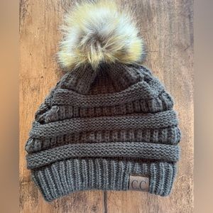 C.C Beanie with Pom